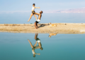 Acro Yoga in the Dead Sea